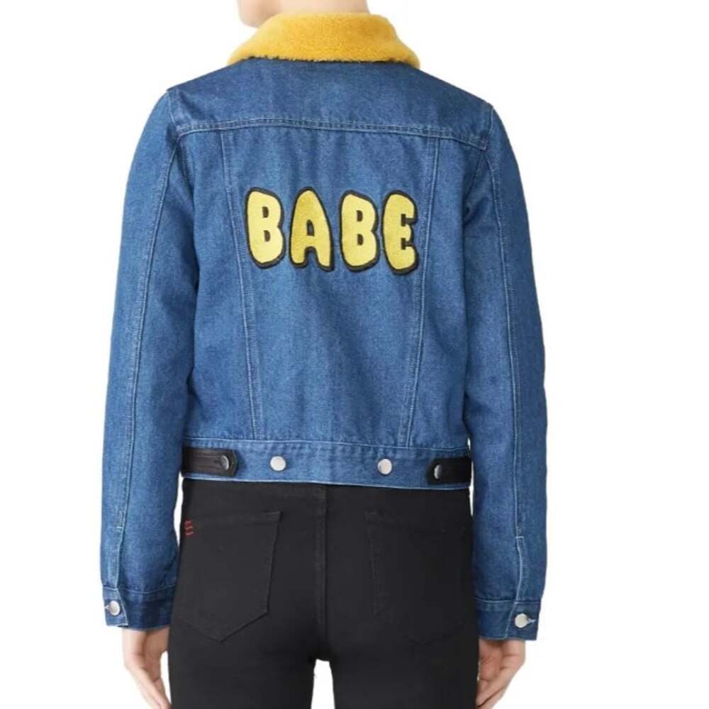 MSRP $495- Samantha Sipos Babe Denim Jacket, size small